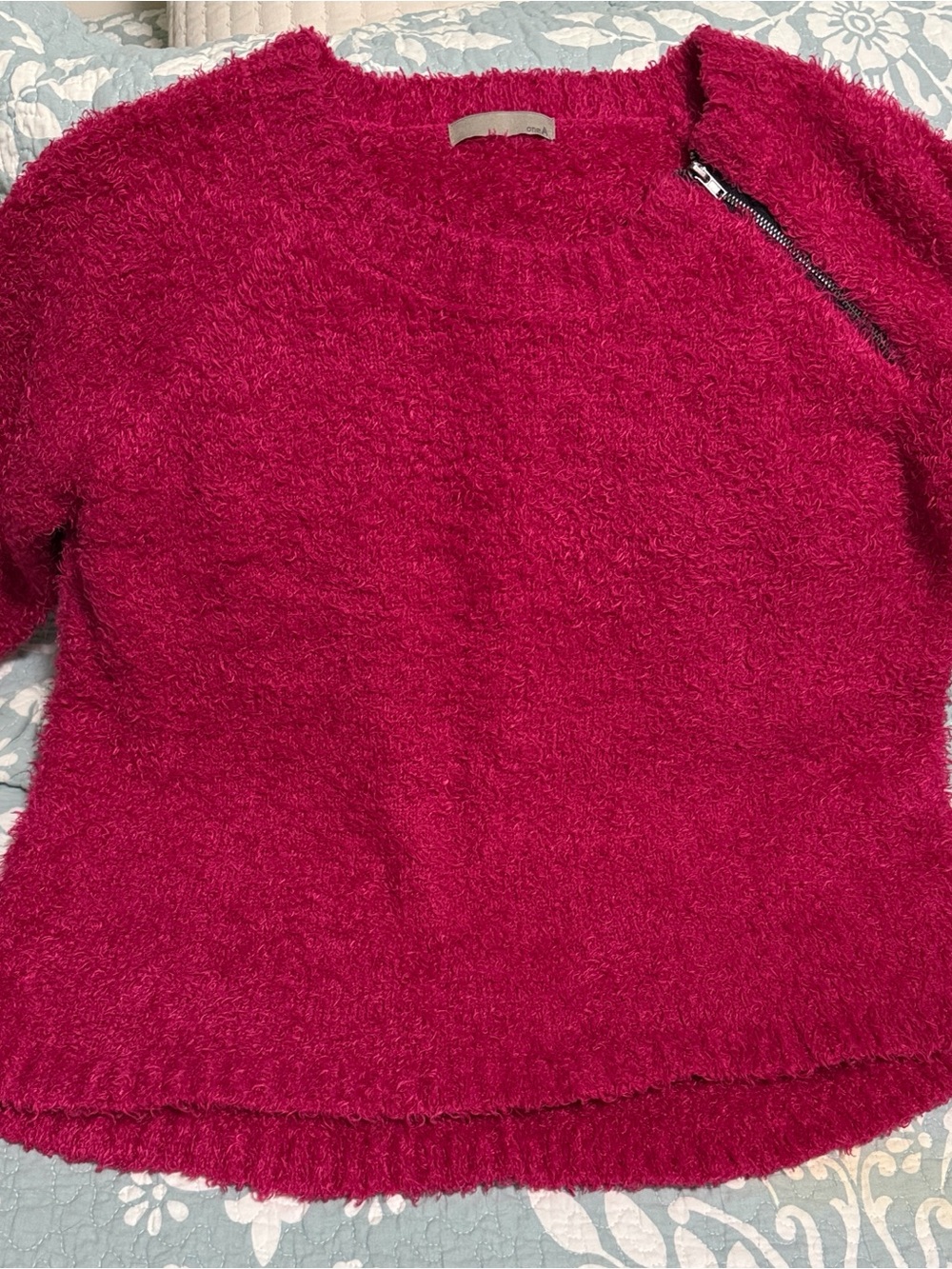 Boucle 3/4 sleeve sweater by OneA size Large. Excellent condition